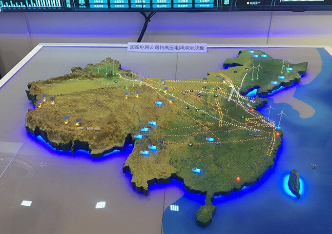 国家电网特高压线路图